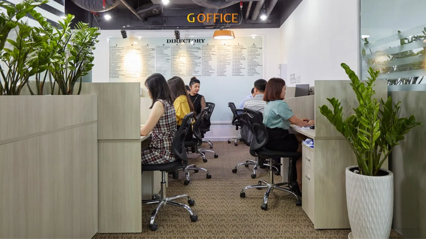 Khung cảnh văn phòng cho thuê tại TP.HCM