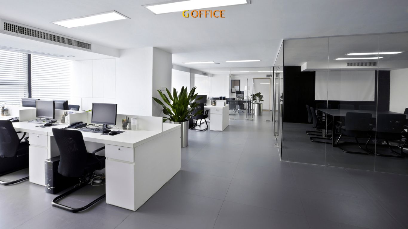 không gian văn phòng nên được thiết kế sạch sẽ, gọn gàng