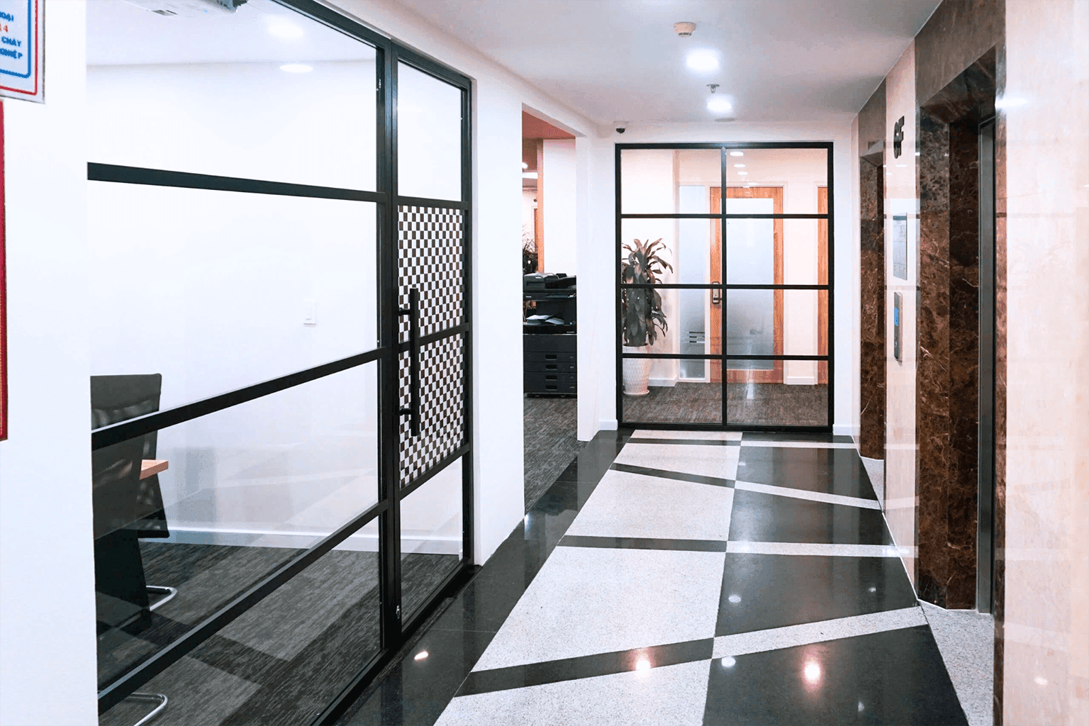 Hành lang văn phòng chia sẻ trọn gói G Office Rosana