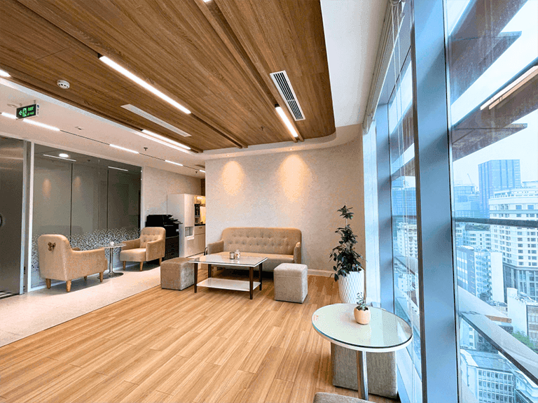 Sảnh tiếp khách văn phòng ảo - văn phòng chia sẻ G Office Vincom (1)